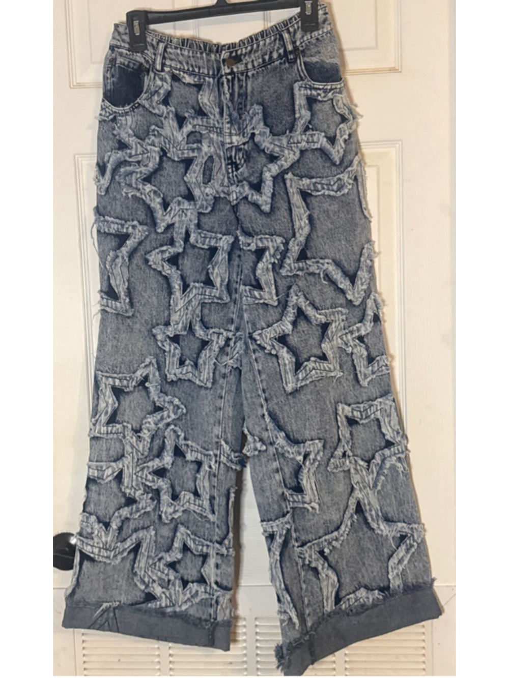 Oli Hali Blue Star Distressed Jeans - Picture 3 of 5